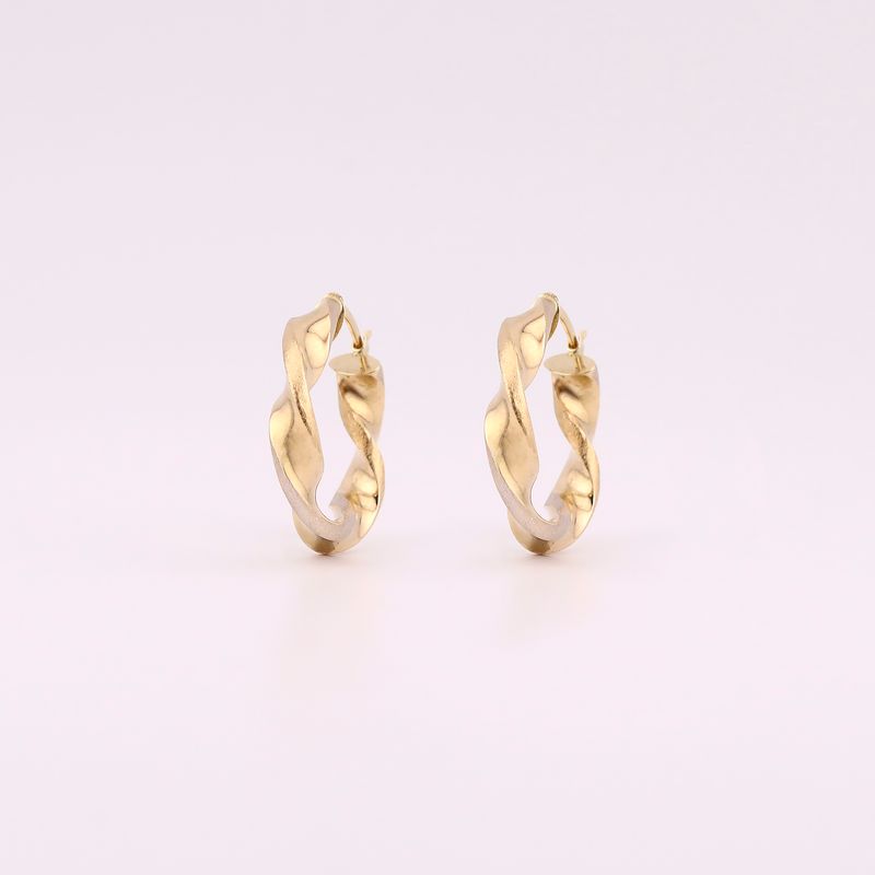 Arracadas Torcidas 14k 2.8g