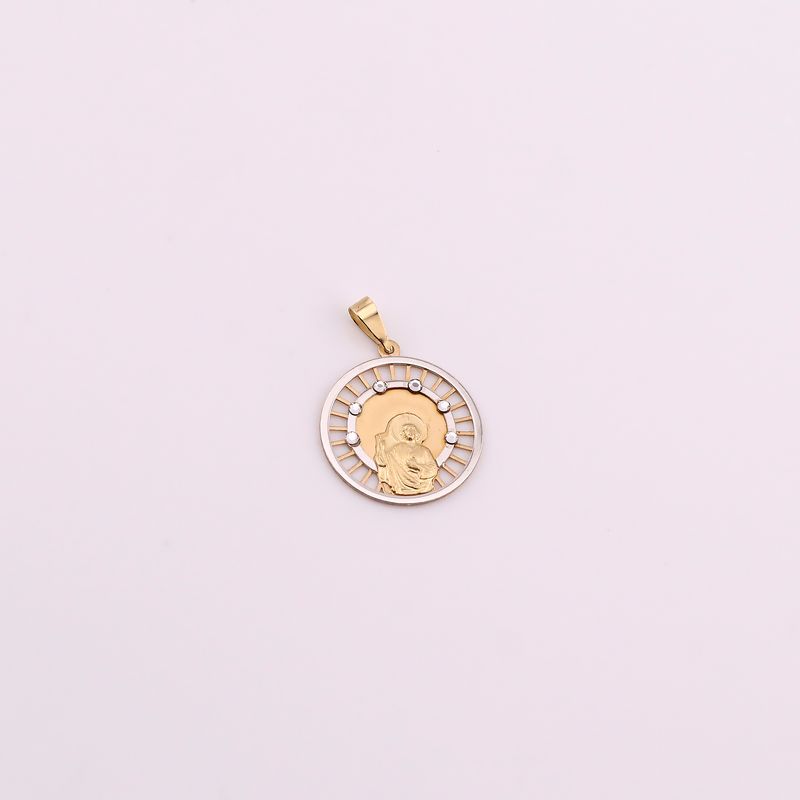 Dije San Benito Circ. 14k 1.2g