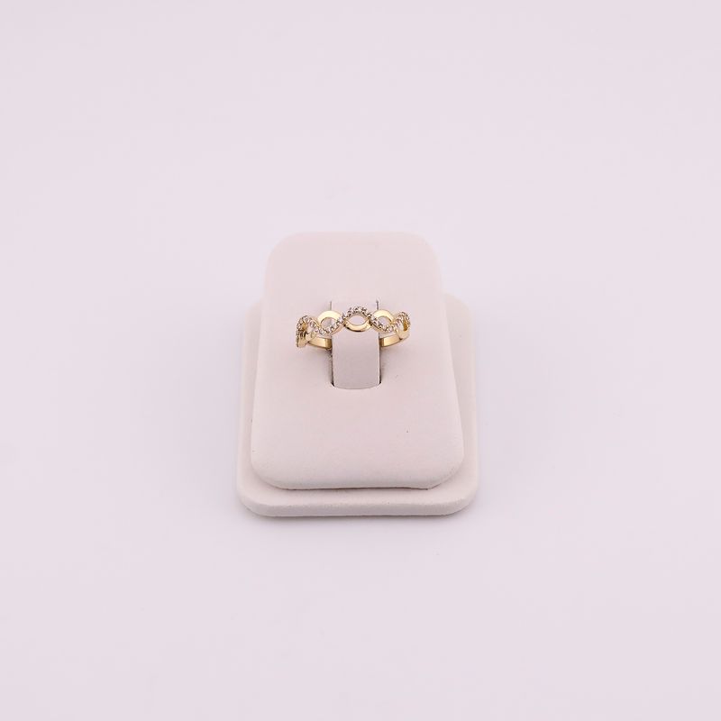 Anillo Infinitos C/p 14k 1.5g #6