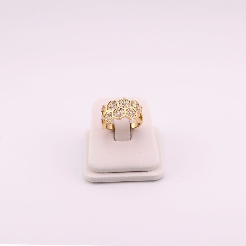 Anillo Panal C/p  14k 6.9g #7