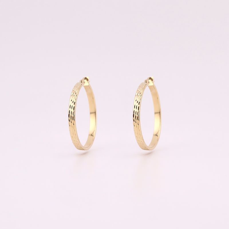 Arracadas Redonda Diam. 14k 2.2g
