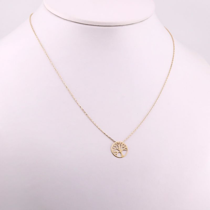 Gargantilla Arbol De La Vida 14k 1.5g