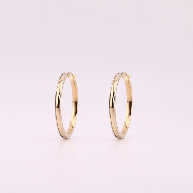 Arracadas Linea Diamant. 14k 3.5g
