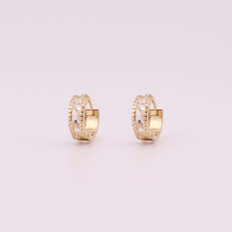 Huggies Piedra Cuadrada 14k 1.8g