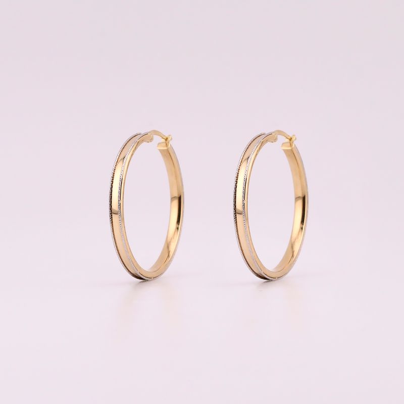 Arracadas Linea Diamant. 14k 3.5g