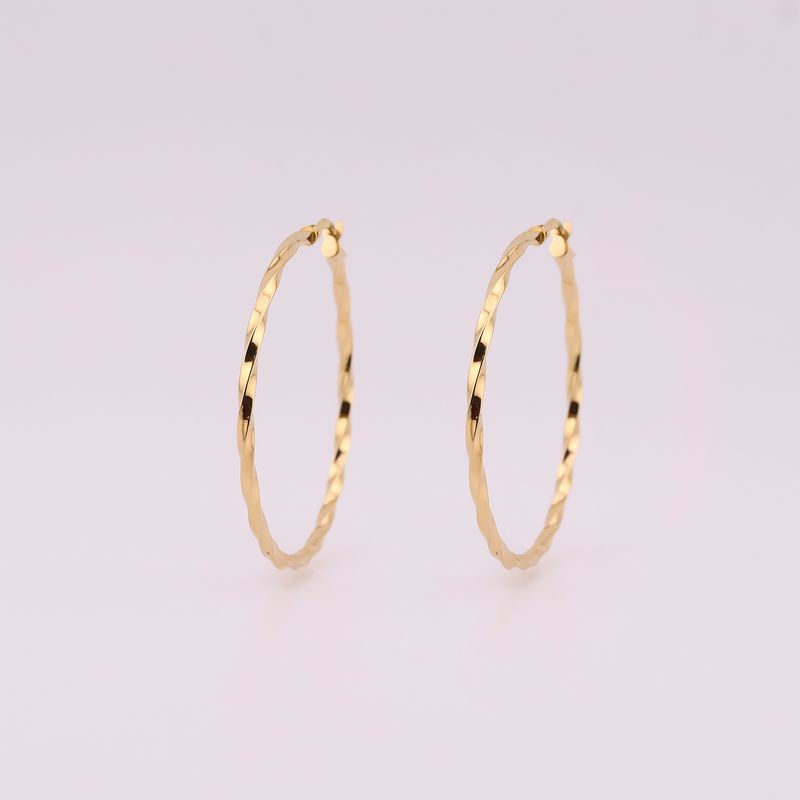 Arracadas Gdes. Torcidas 14k 1.5g