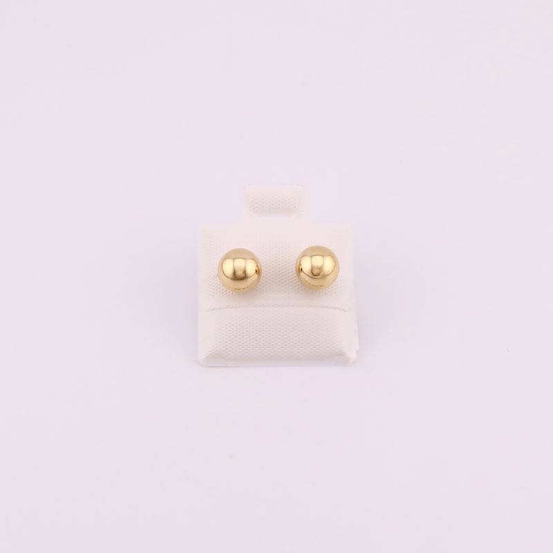 Broqueles Bola#4  10k 0.4g