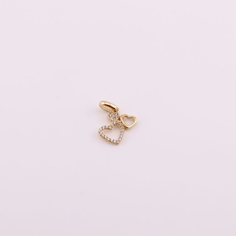 Dije Triple Corazon C/p 14k 0.9g