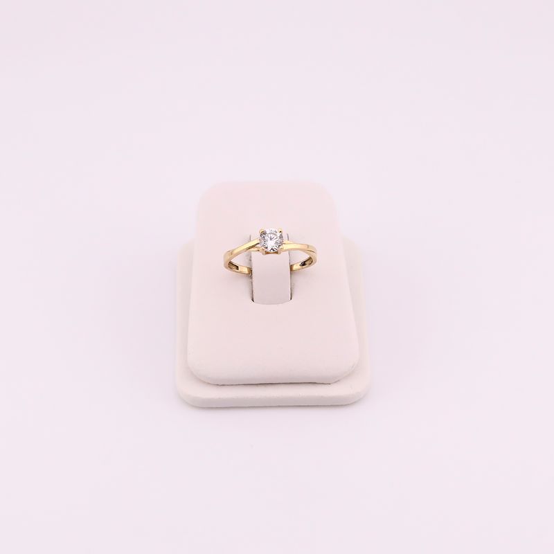 Anillo Solitario  14k 1.4g #7