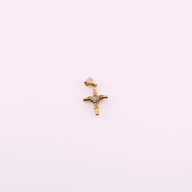 Dije Cruz Lineas 14k 1.1g
