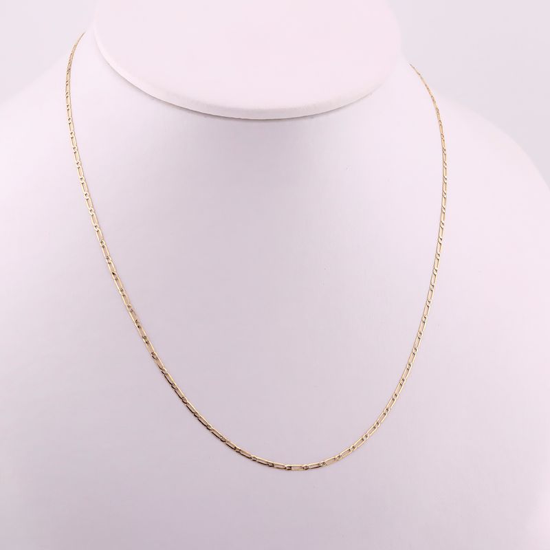 Cadena 1x1 Diam. 14k 1.5g 45cm