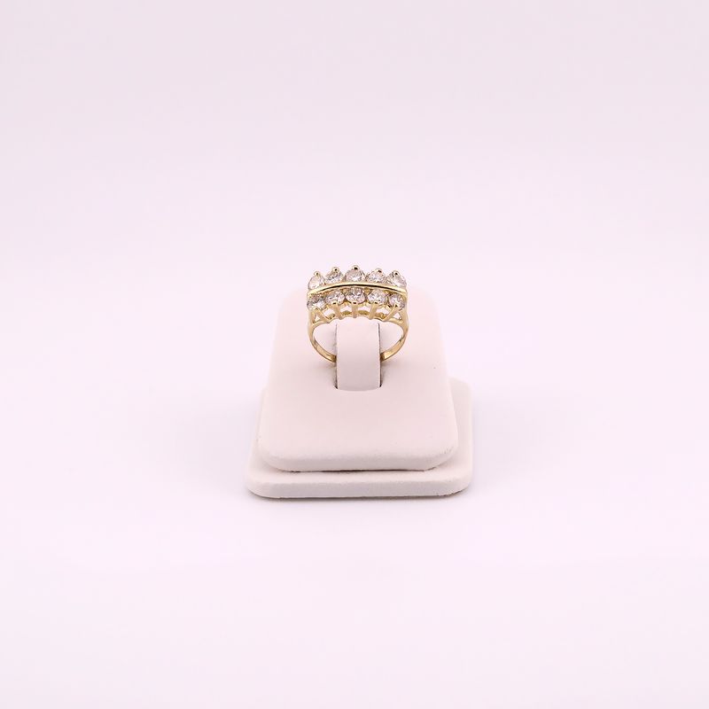 Anillo C/p Bas  14k 3.8g #6