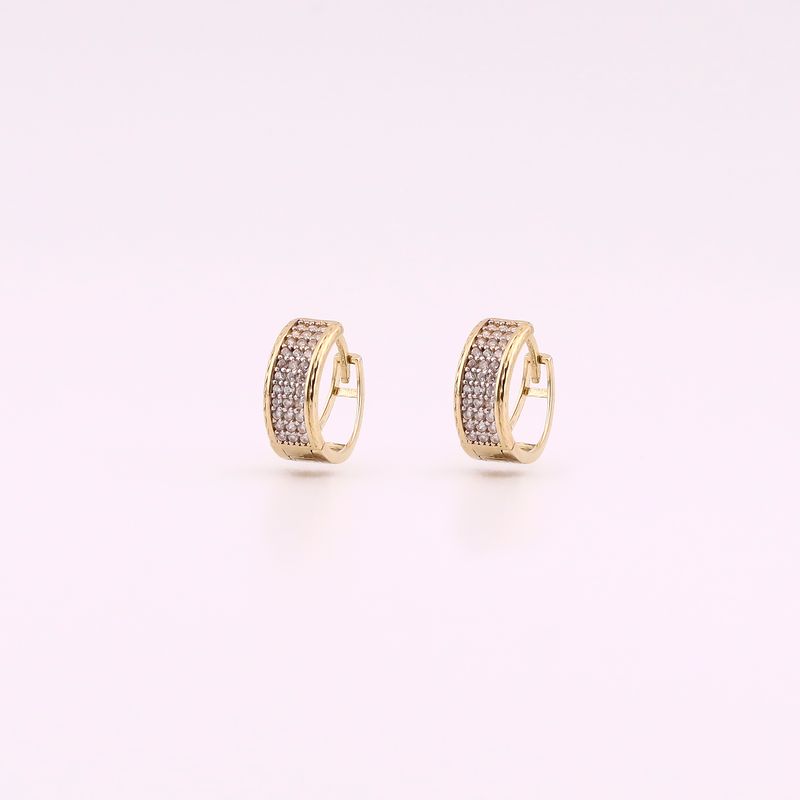 Aretes Huggies C/p Bca 14k 2.9g