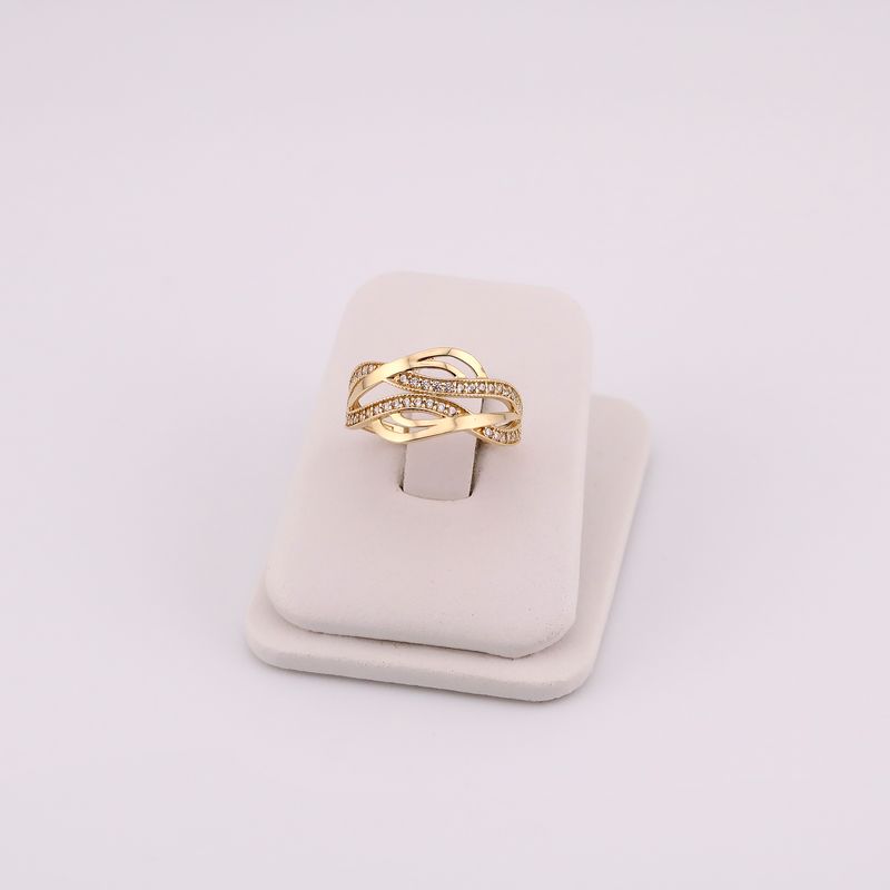 Anillo Liso C/p 14k 2.3g #8