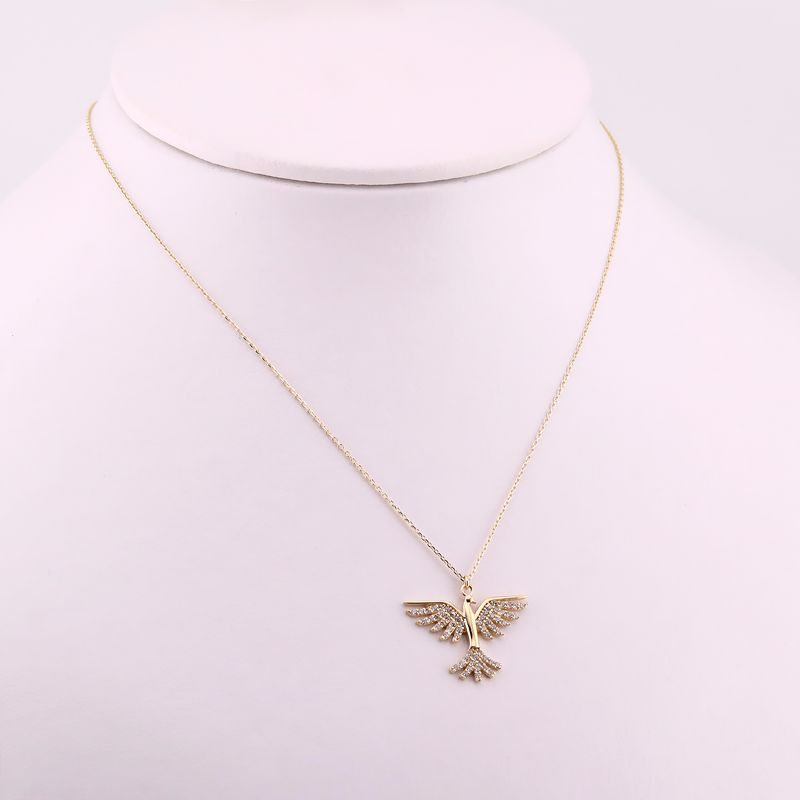Gargantilla Ave Fenix C/p 14k 2.7g