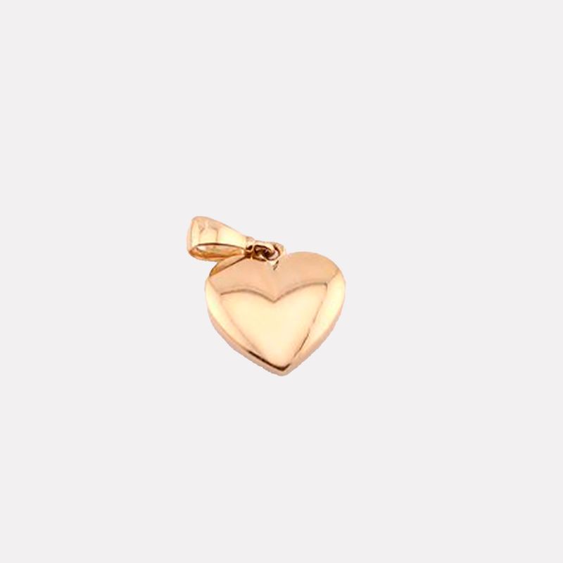 Dije Corazon Liso 14K 0.7g