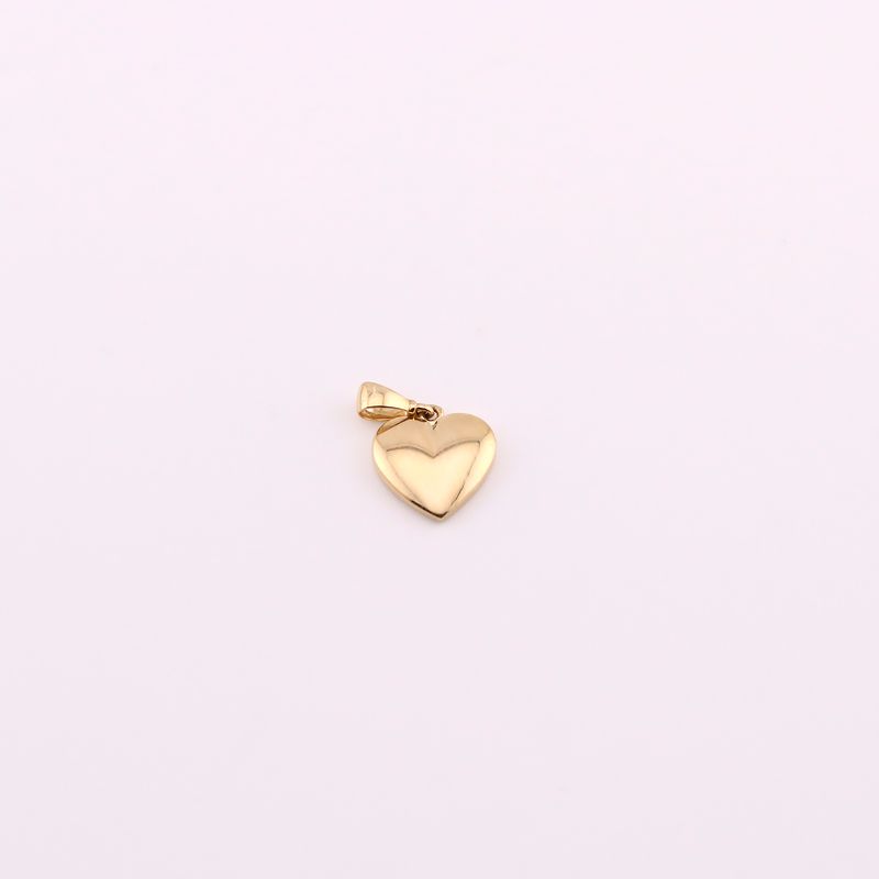 Dije Corazon Liso 14k 0.7g