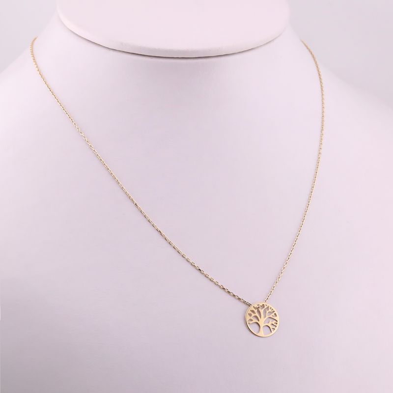 Gargantilla Arbol De La Vida 14k 1.5g