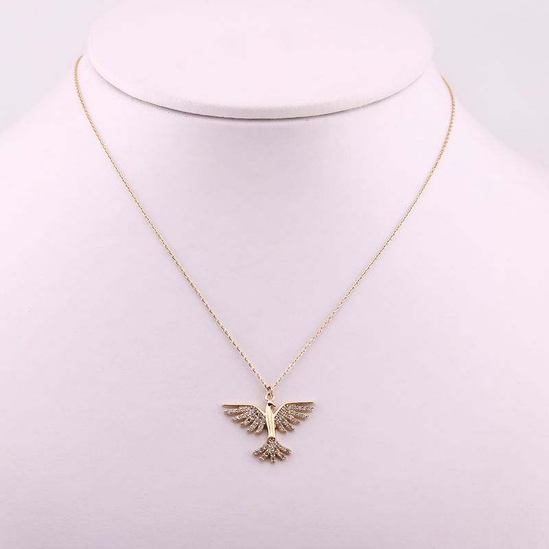 Gargantilla Ave Fenix C/p 14k 2.7g