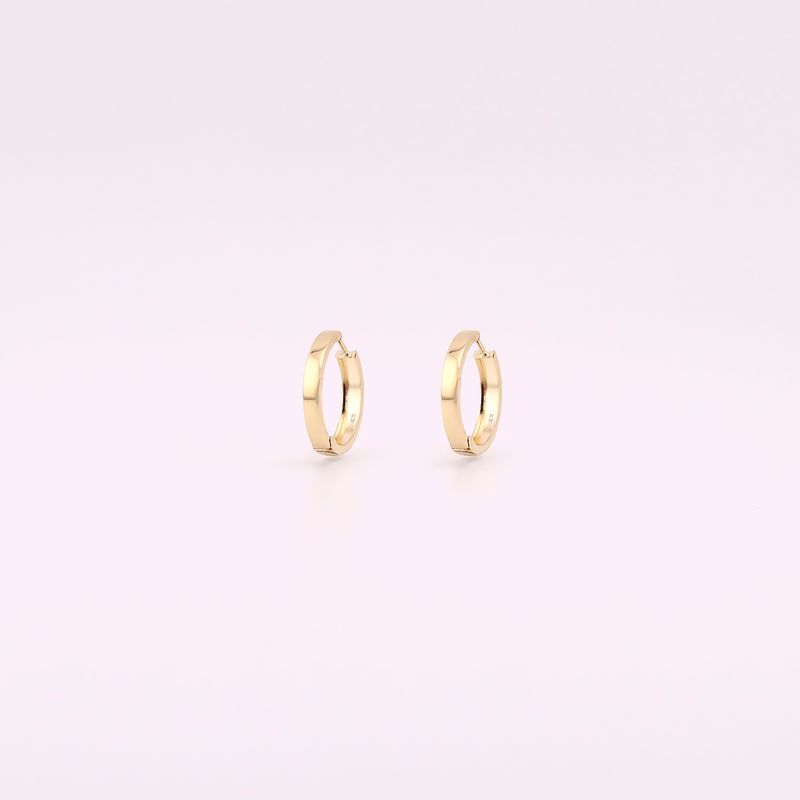 Huggie Diamantado 14k 1.7g