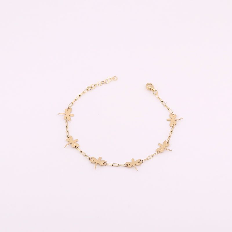 Pulso Libelula Liso 14k 2.2g 19cm