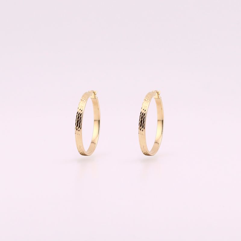 Arracadas Redonda Diam. 14k 2.2g