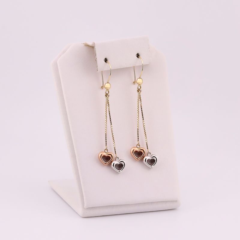 Aretes Largos Crzns 14k 2.5g