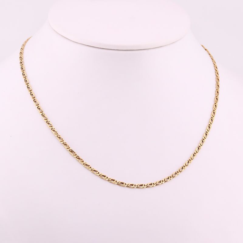 Cadena Ojo De Tigre 14k 3.1g 40cm