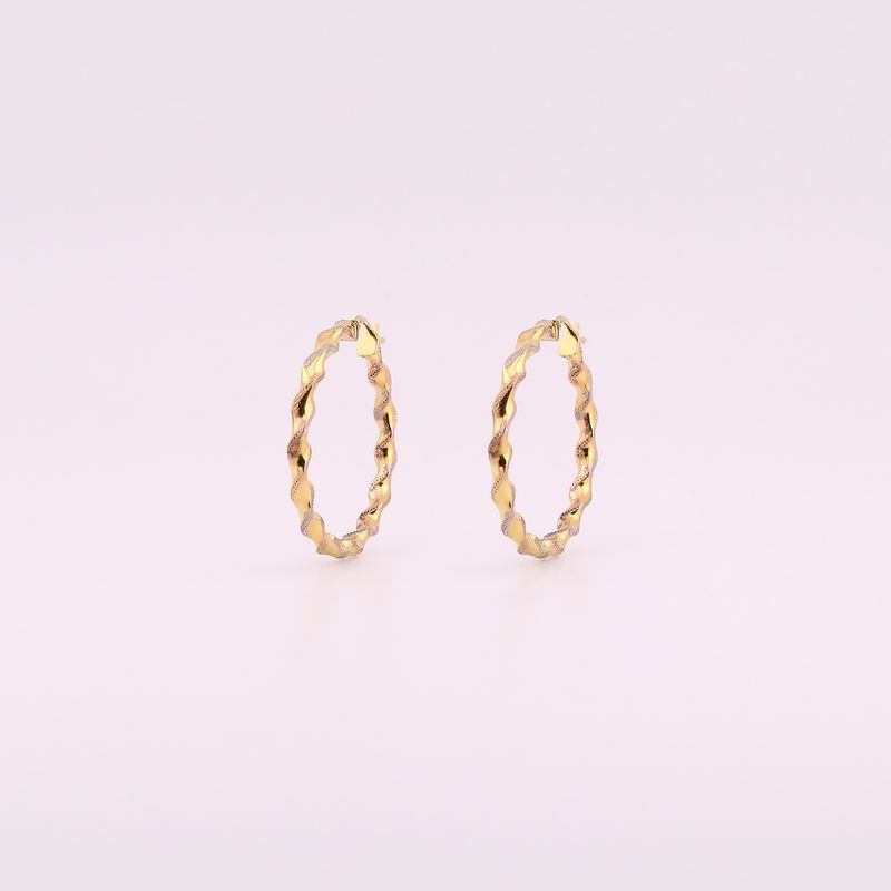 Arracadas Torcidas 14k 3.1g
