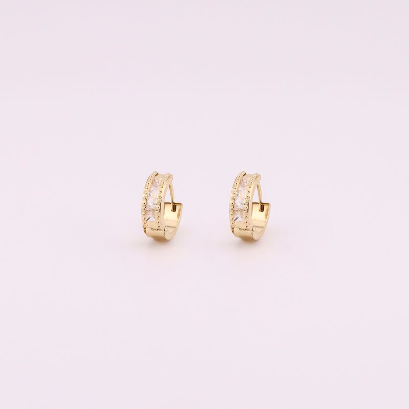 Huggies Piedra Cuadrada 14k 1.8g