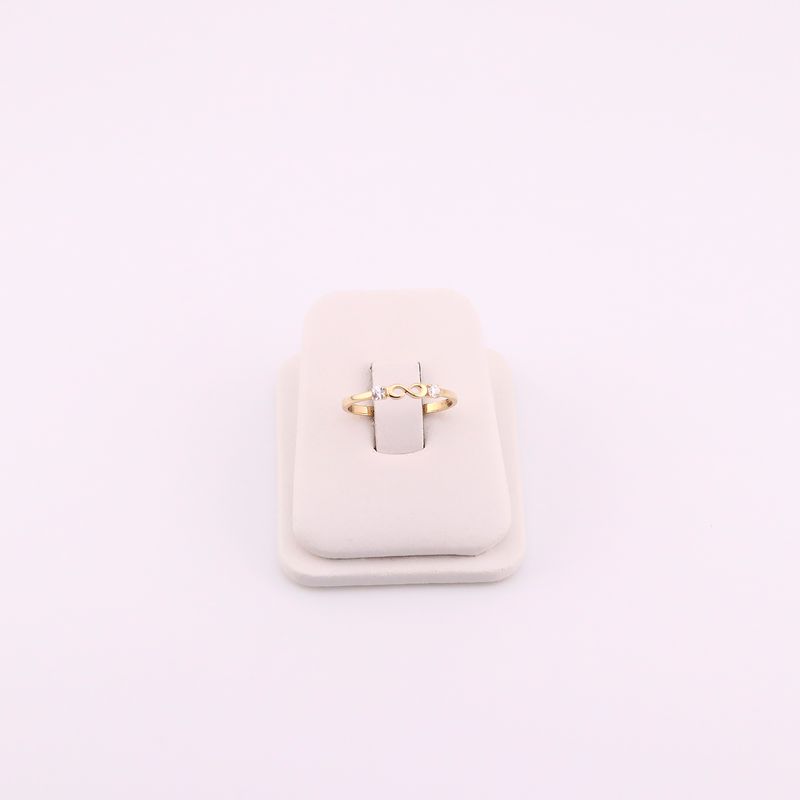Anillo Inifinito Mini C/p 14k 1.2g #6.5