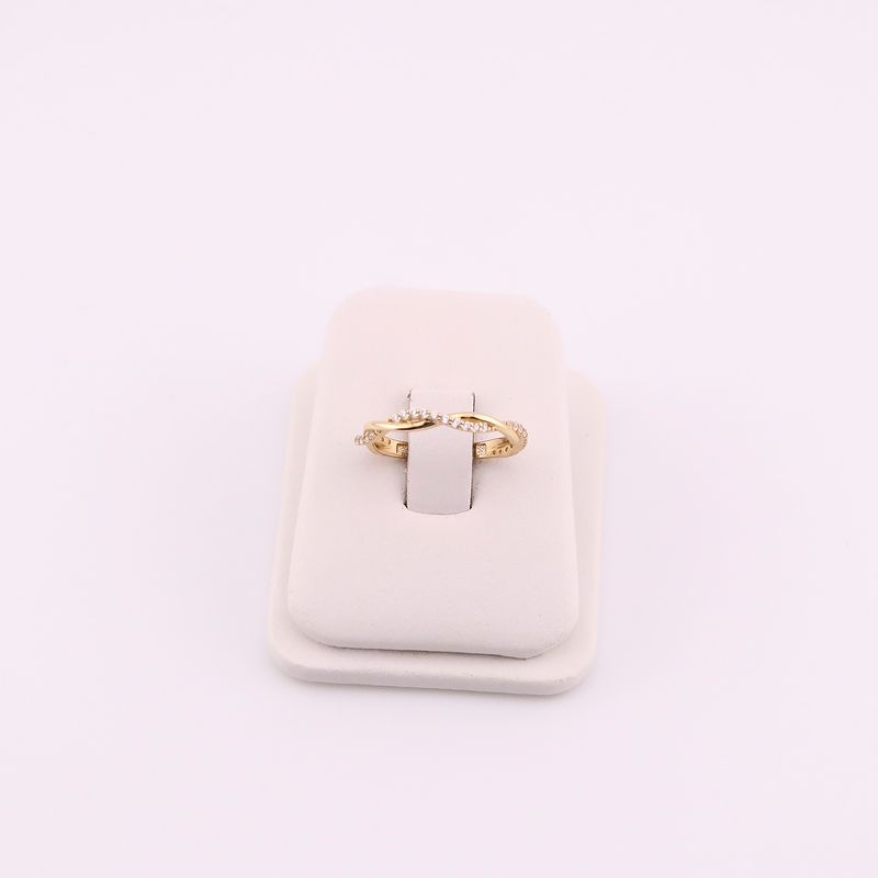 Anillo Torcido Liso C/p 14k 1.7 #6