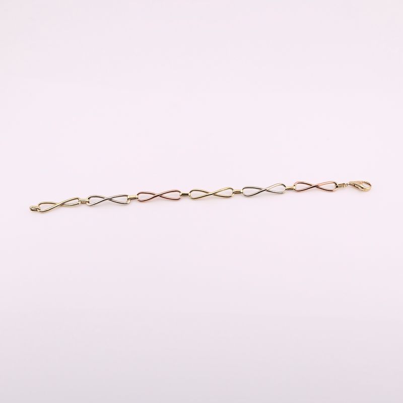 Pulso Infinitos Tns 14k 5.6g 18cm