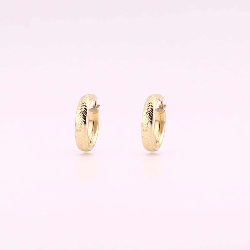 Arracada Diamantada 14k 1.9g