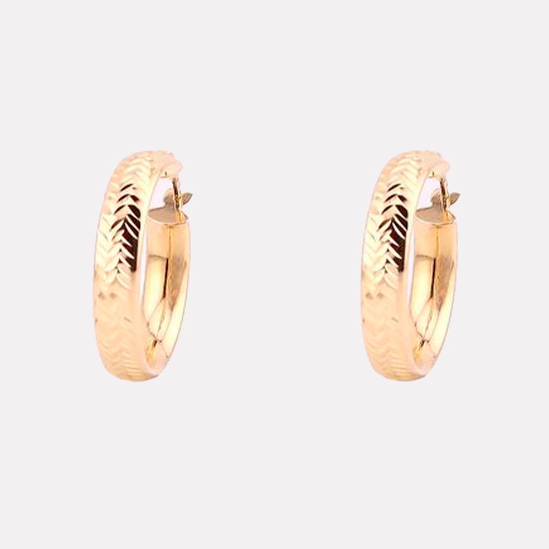 Arracada Diamantada 14K 1.9g