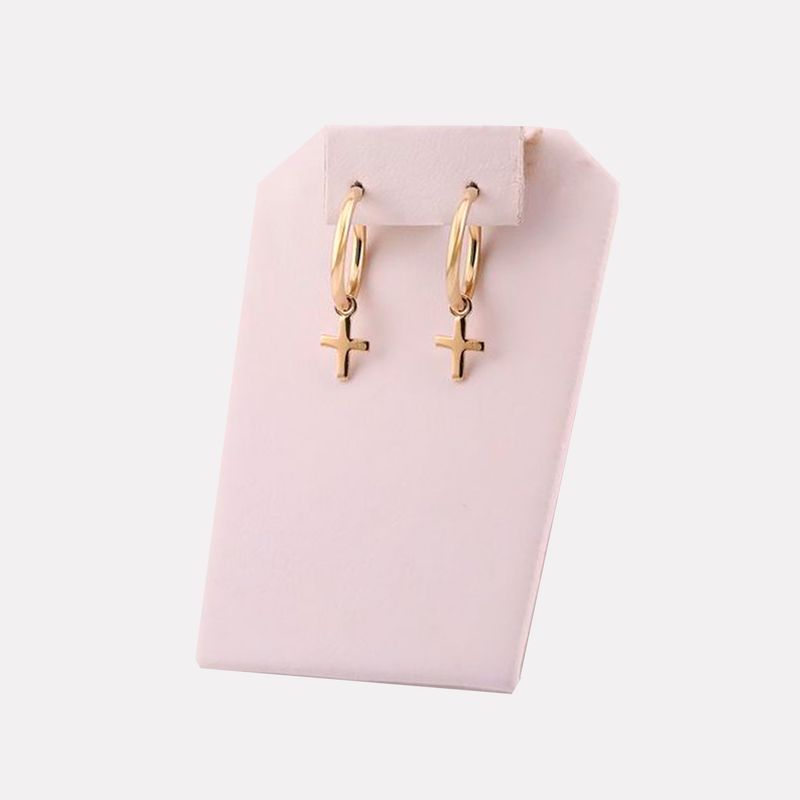 Arracadas Ch. Tubo Red. 14K 2.1g