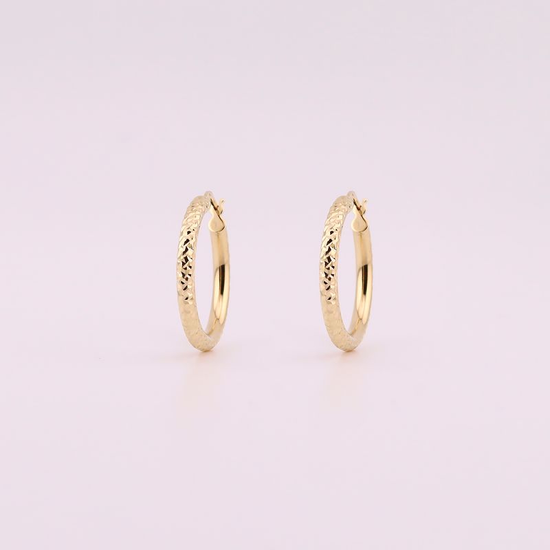 Arracadas Red. Diam. 14k 2.7g