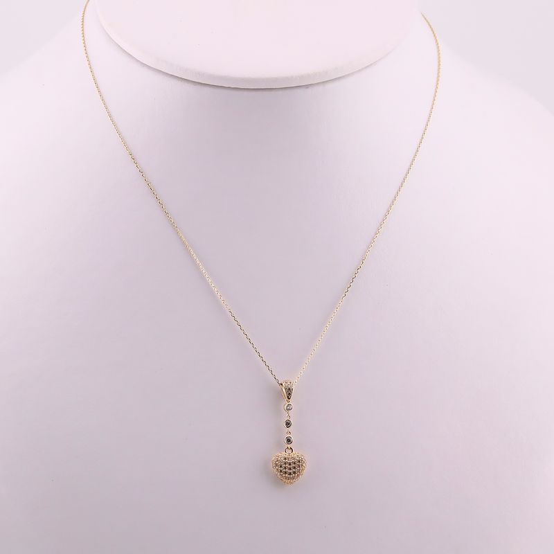 Gargantilla Corazon C/p 14k 2.2g