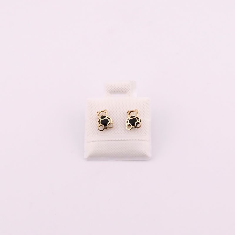 Broqueles Oso 3d Med. 10k 0.2g