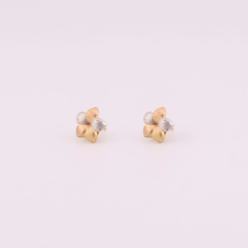 Aretes Flor 14k 1.4g