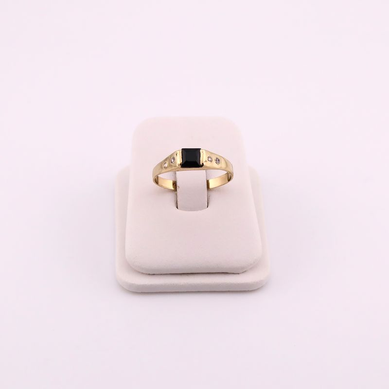 Anillo C/p Ngra 14k 2.4g #10