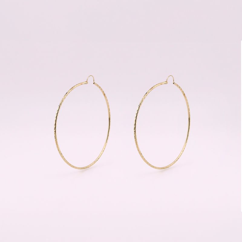 Arracadas Facetadas 14k 3.9g