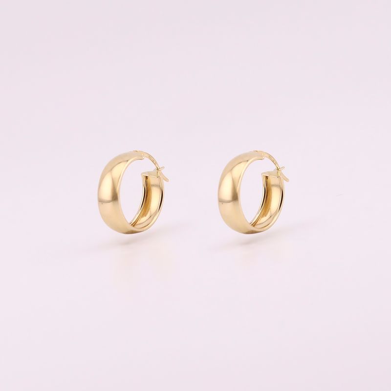 Arracadas Anchas Ch. 14k 2.6g