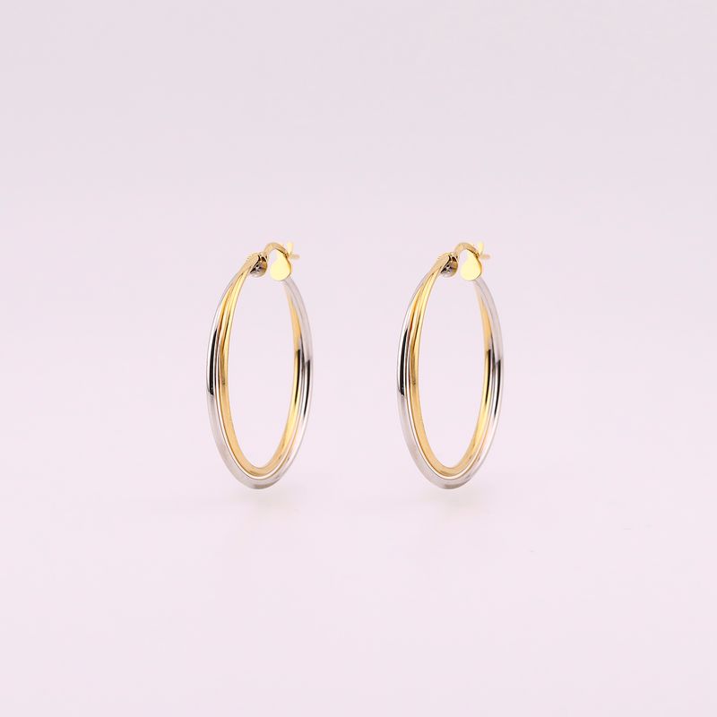 Arracadas Gdes Torcidas 14k 1.9g