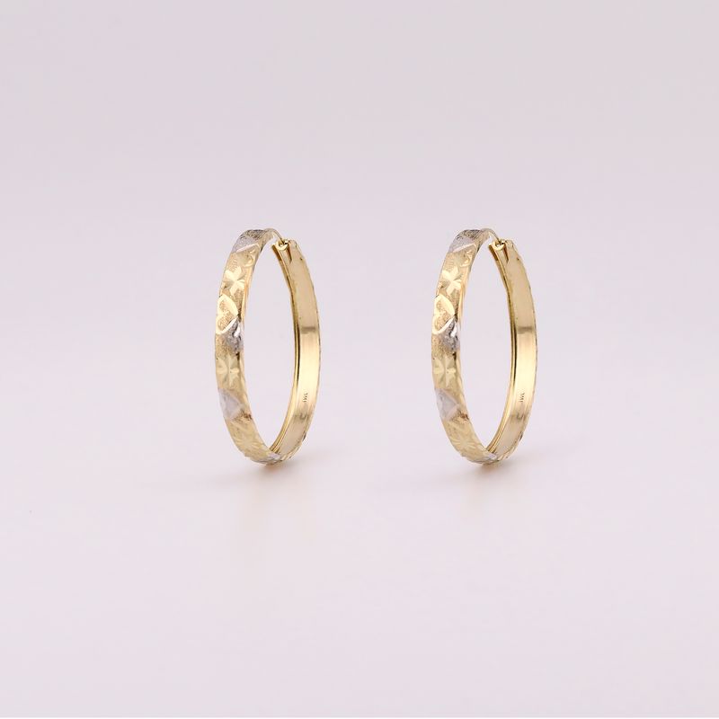 Arracadas Satin. 14k 4.1g