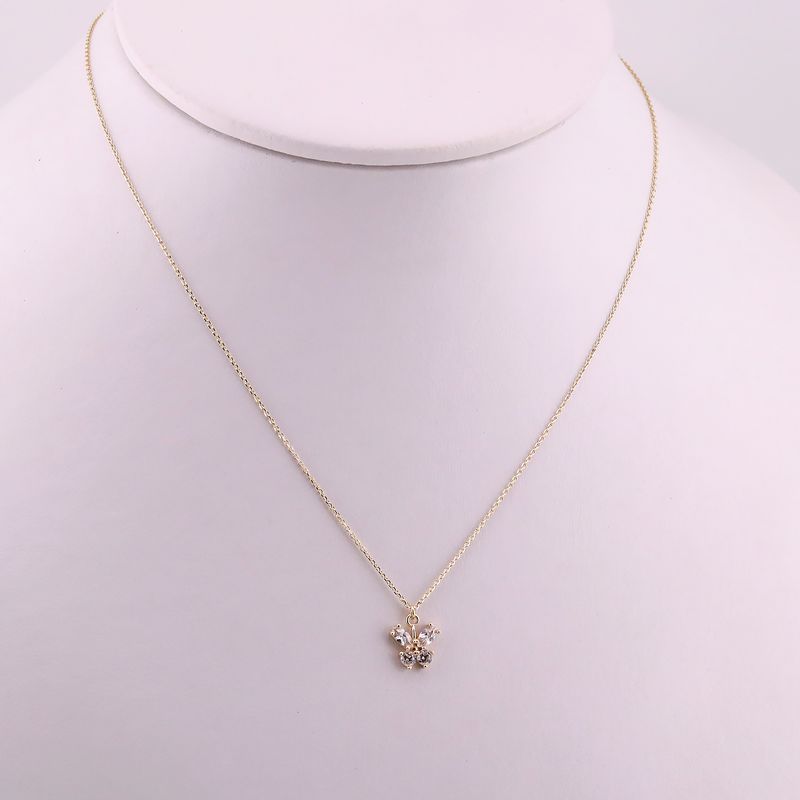 Gargantilla Mariposa C/p 14k 1.8g