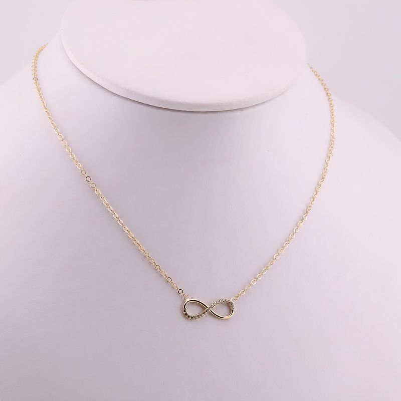 Gargantilla Infinito Liso C/p 14k 2.4g