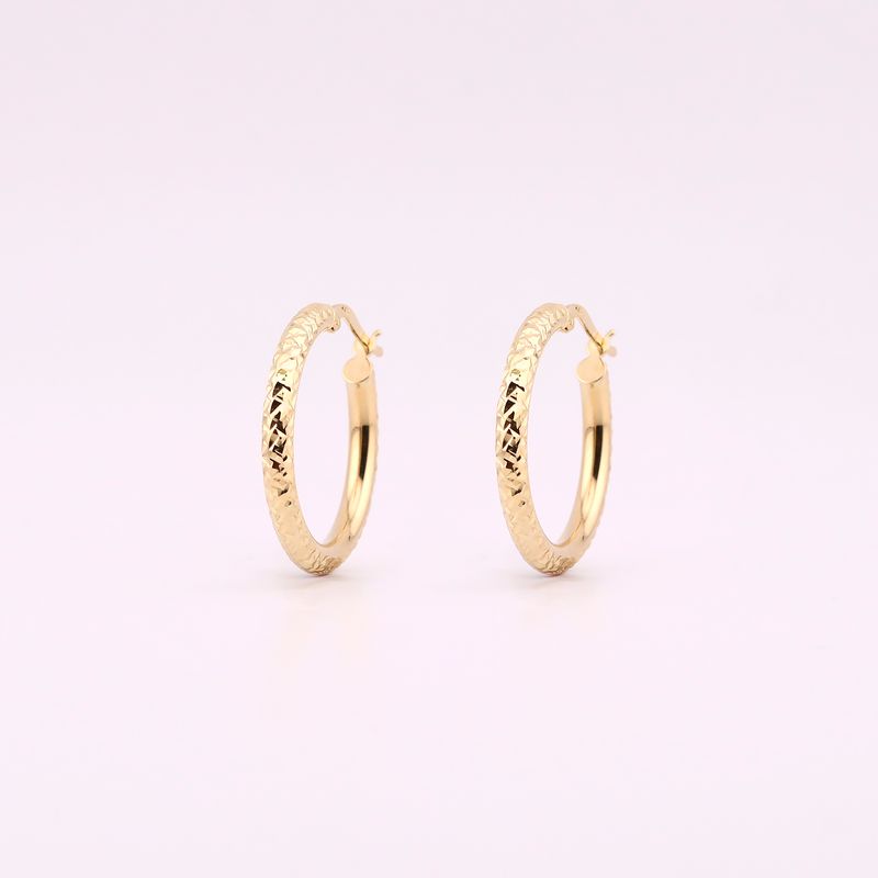 Arracadas Red. Diam. 14k 2.7g