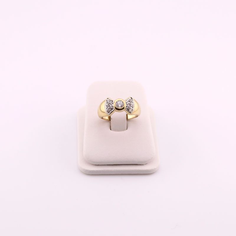 Anillo Moño 14k 4.7g #7