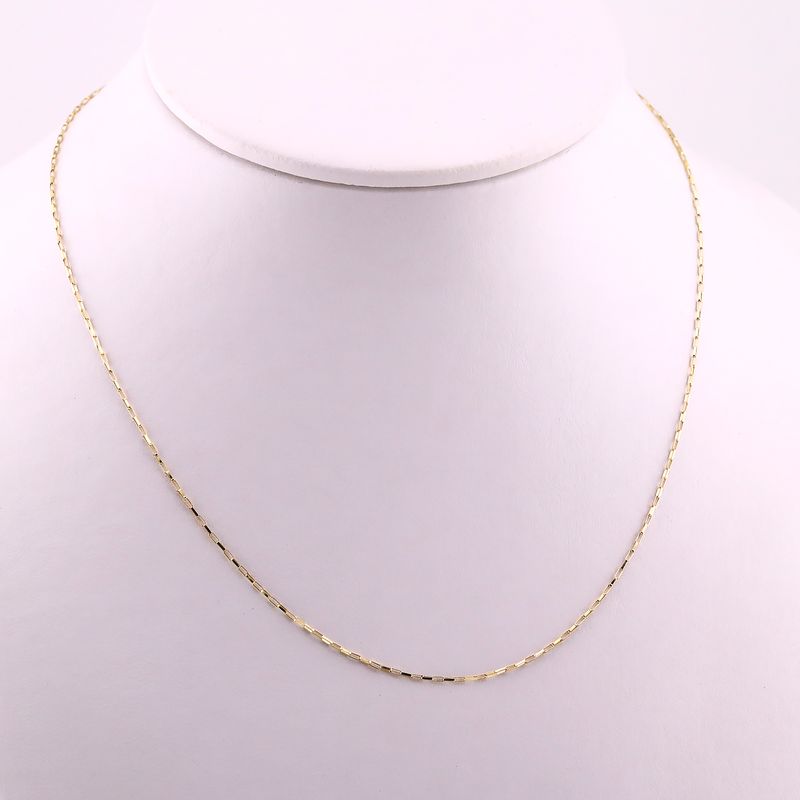 Cadena Eslabon Invert. 14k 1.2g 40cm